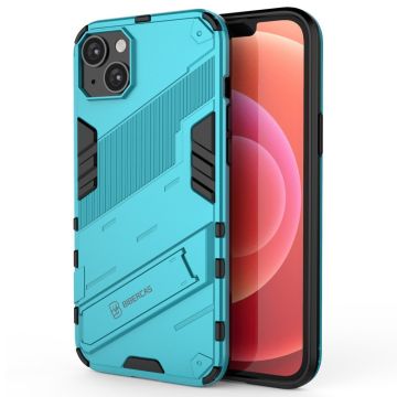 Shockproof hybrid cover with a modern touch for iPhone 14 Plus - Baby Blue