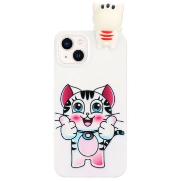 Cute 3D iPhone 14 Plus case - Cat