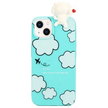 Cute 3D iPhone 14 Plus case - Cloud