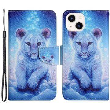 Wonderland iPhone 14 Plus flip case - Leopard