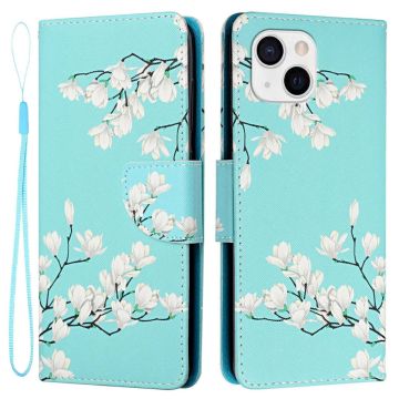 Wonderland iPhone 14 Plus flip case - Gardenia