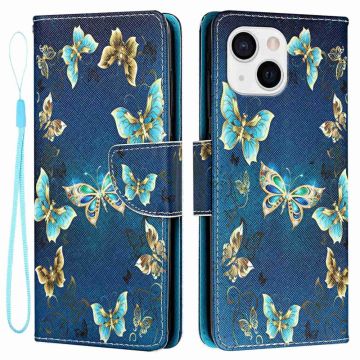 Wonderland iPhone 14 Plus flip case - Jewelry Butteryfly