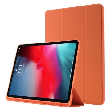 iPad Pro 12.9 (2022) / (2021) / (2020) tri-fold leather case - Orange