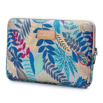 LISEN Macbook 12-Inch Retina (2015) colorful leaves laptop sleeve storage bag - Blue