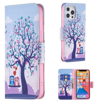 Wonderland iPhone 13 Pro flip case - Tree and Owls