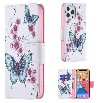 Wonderland iPhone 13 Pro flip case - Peach Blossom