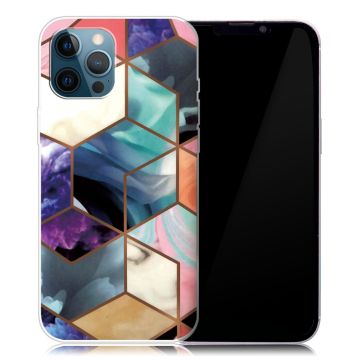 Marble iPhone 13 Pro case - Colorful Cube Tile