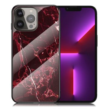 Fantasy Marble iPhone 13 Pro cover - Blood Red Marble