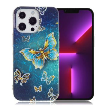 Marble iPhone 13 Pro case - Butterfly