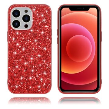 Glitter iPhone 13 Pro case - Red