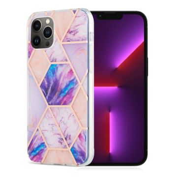 Marble iPhone 13 Pro case - Light Purple