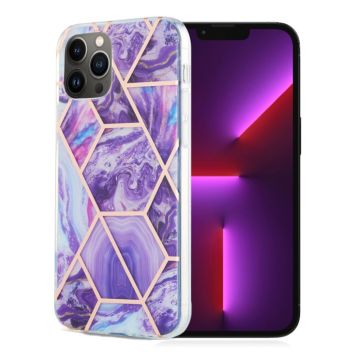 Marble iPhone 13 Pro case - Dark Purple