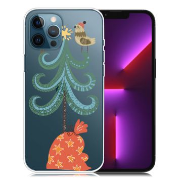 Christmas iPhone 13 Pro case - Bird on Tree