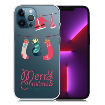 Christmas iPhone 13 Pro case - Hanging Socks