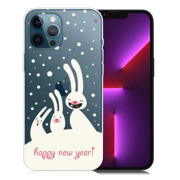 Christmas iPhone 13 Pro case - Rabbits