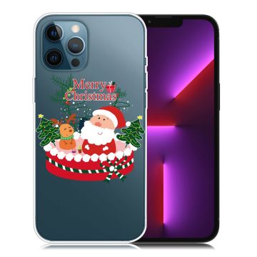 Christmas iPhone 13 Pro case - Santa and Deer