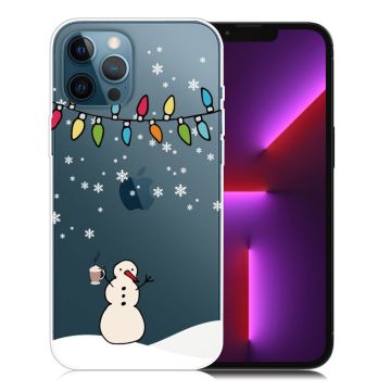 Christmas iPhone 13 Pro case - Snowman and Tea