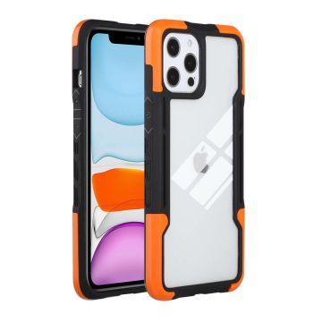 Shockproof protection cover for iPhone 13 Pro - Black / Orange