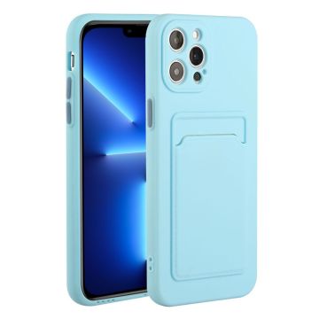 Card holder cover for iPhone 13 Pro - Baby Blue