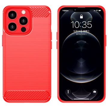 Carbon Flex case - iPhone 13 Pro - Red