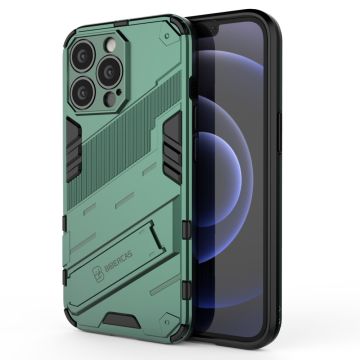 Shockproof hybrid cover with a modern touch for iPhone 13 Pro - Green