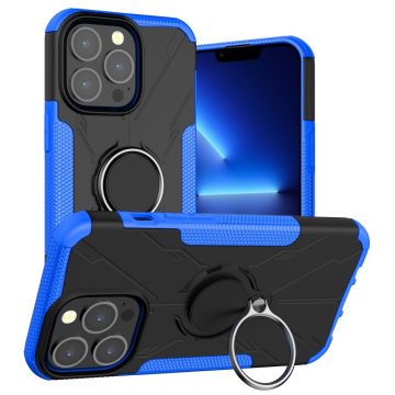 Kickstand cover with magnetic sheet for iPhone 13 Pro - Blue