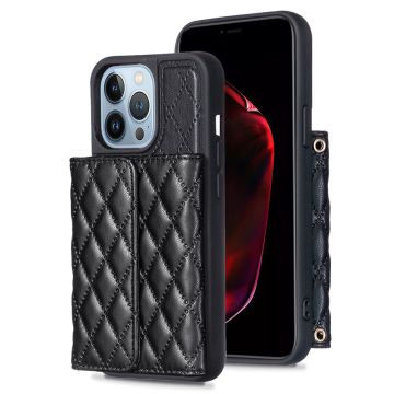 Functional rhombus wallet case for iPhone 13 Pro