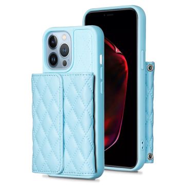 Functional rhombus wallet case for iPhone 13 Pro