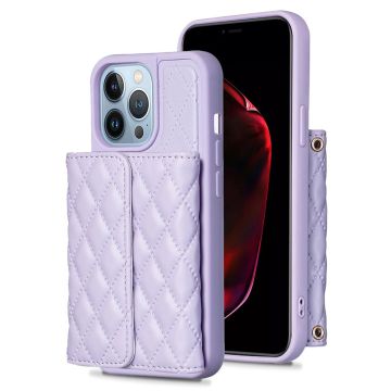 Functional rhombus wallet case for iPhone 13 Pro