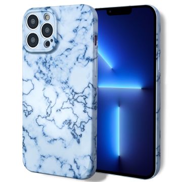 Marble iPhone 13 Pro case - Marble Blue