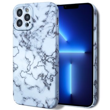 Marble iPhone 13 Pro case - White