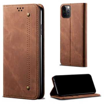 Jeans iPhone 13 Pro Flip case - Brown