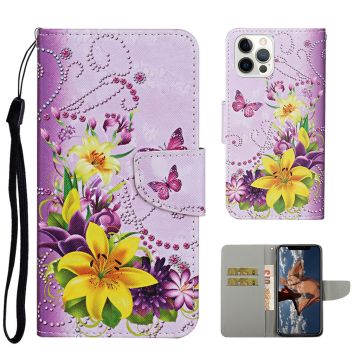 Wonderland iPhone 13 Pro flip case - Yellow Flower