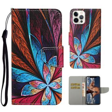 Wonderland iPhone 13 Pro flip case - Flower Pattern