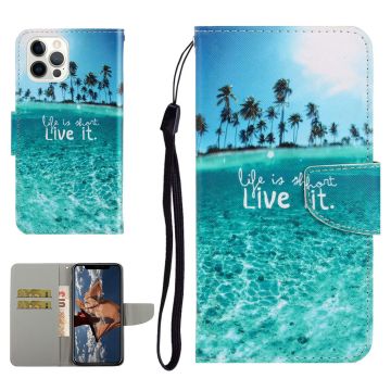 Wonderland iPhone 13 Pro flip case - Life is Short, Live It