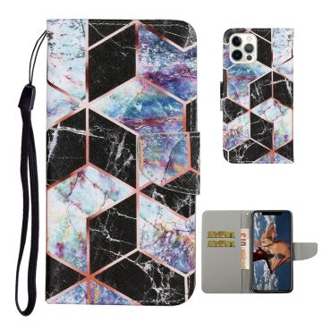 Wonderland iPhone 13 Pro flip case - Black Geometry