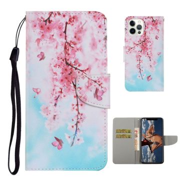 Wonderland iPhone 13 Pro flip case - Pink Flower