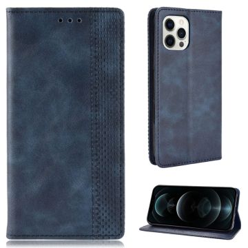 Bofink Vintage iPhone 13 Pro leather case - Blue