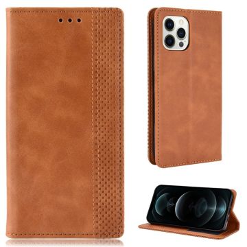 Bofink Vintage iPhone 13 Pro leather case - Brown