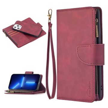 Premium Wallet iPhone 13 Pro flip case - Red