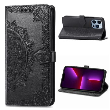 Mandala iPhone 13 Pro Flip case - Black