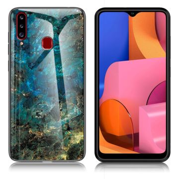 Fantasy Marble Samsung Galaxy A20s cover - Emerald