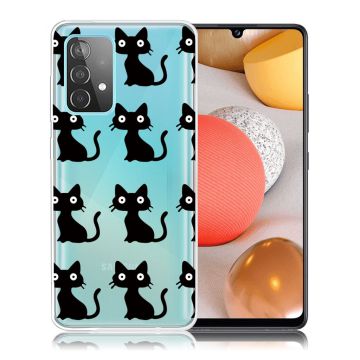 Deco Samsung Galaxy A52 5G case - Black Cat