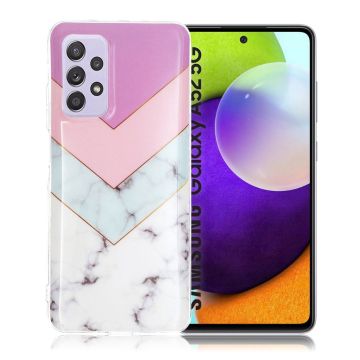 Marble Samsung Galaxy A52 5G case - Tri-Color Marble