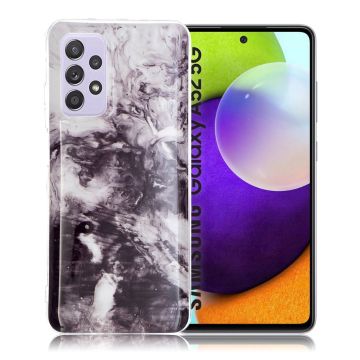 Marble Samsung Galaxy A52 5G case - Thistle Purple Clouds