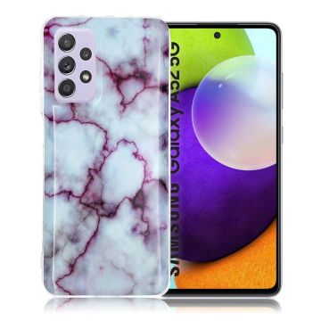 Marble Samsung Galaxy A52 5G case - Veiny Rose Marble