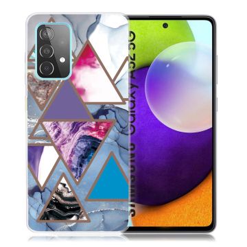 Marble Samsung Galaxy A52 5G case - Triangle Patterns in Marble