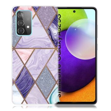 Marble Samsung Galaxy A52 5G case - Triangles and Diamond Marble