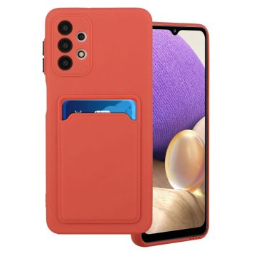 Card holder cover for Samsung Galaxy A52 5G - Coral