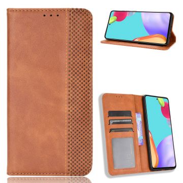 Bofink Vintage Samsung Galaxy A52 5G leather case - Brown